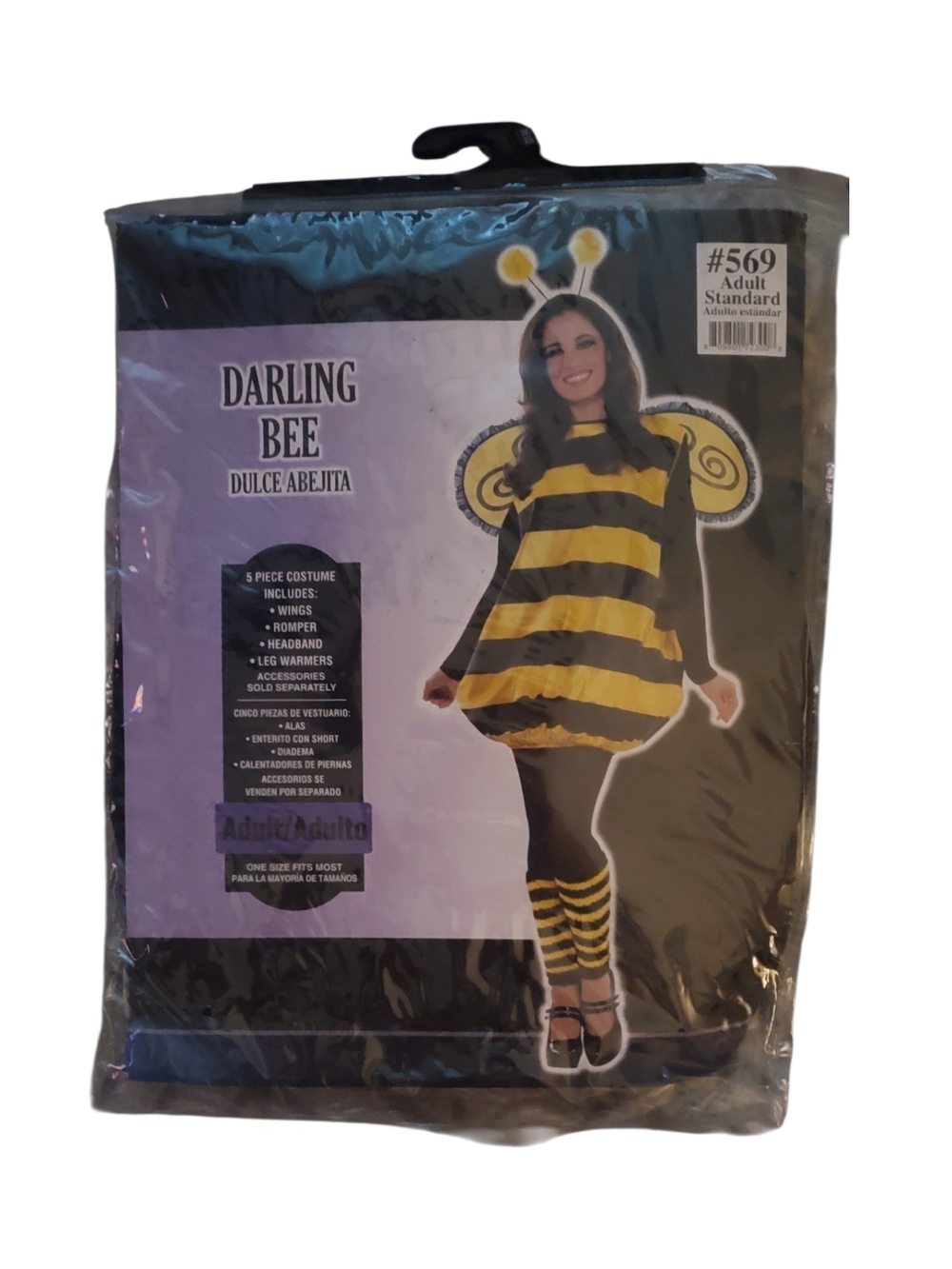 Darling Bee Costume - Yellow & Black Striped Ensemble